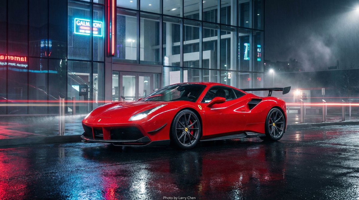 海角社区视频：法拉利488改装