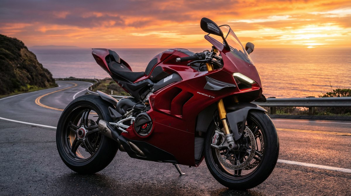 海角社区视频：杜卡迪V4摩托车